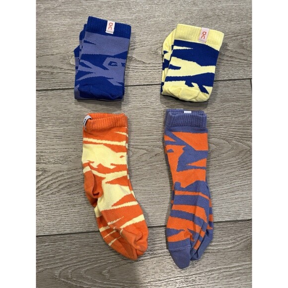 On Cloud Other - On Cloud Socks Kids 13k-3Y / EU 31-35 4 Pack Colorful Athletic